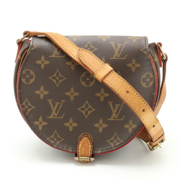 Louis Vuitton Monogram Crossbody Shoulder Bag Pochette Blanc Tan - Picture 1 of 5